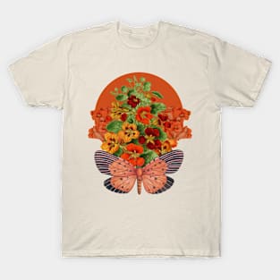 Cottagecore Fairycore Butterflies Bouquet T-Shirt